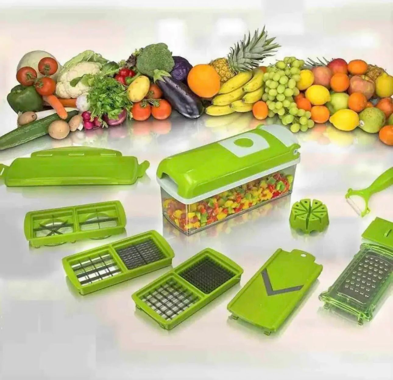 16 in 1 Multi-Function Vegetable Chopper – Complete Kitchen Cutting Solution